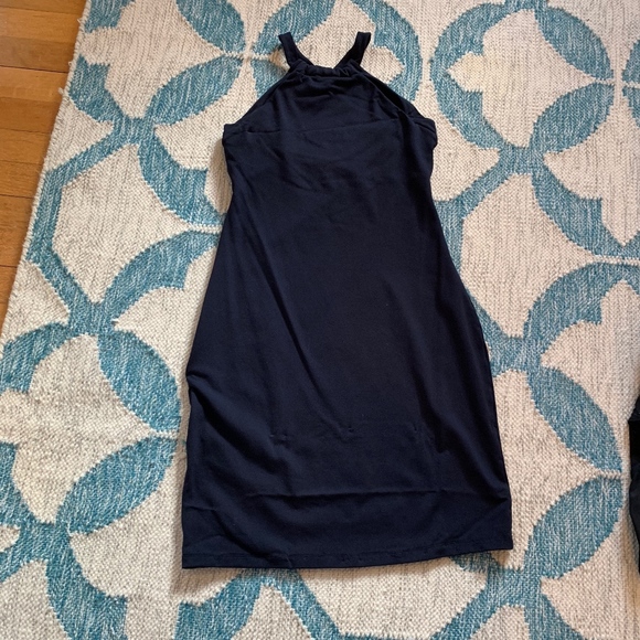 Susana Monaco Midi Dress Navy - Picture 2 of 4